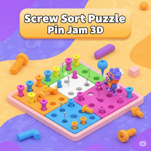 Screw Sort Puzzle Pin Jam 3D