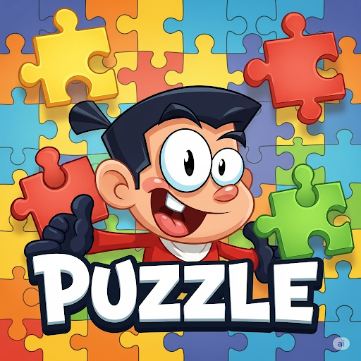 Puzzle Game Cartoon