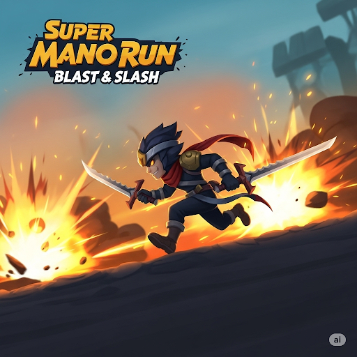 Super Mano  Run Blast and Slash